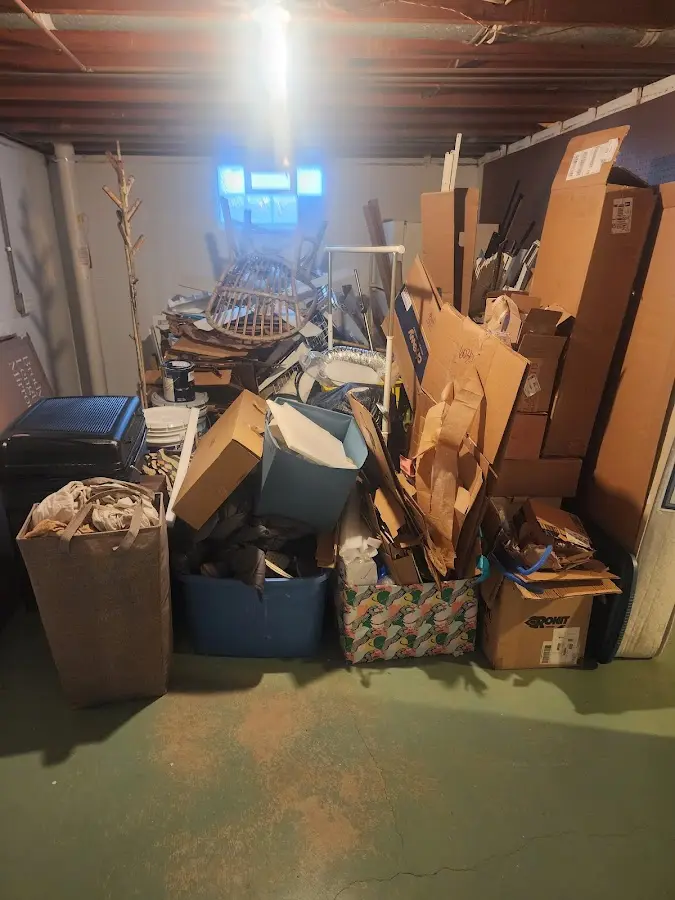 Roll-off dumpster container at job site for 20 Yard Dumpster Rental in Agoura Hills